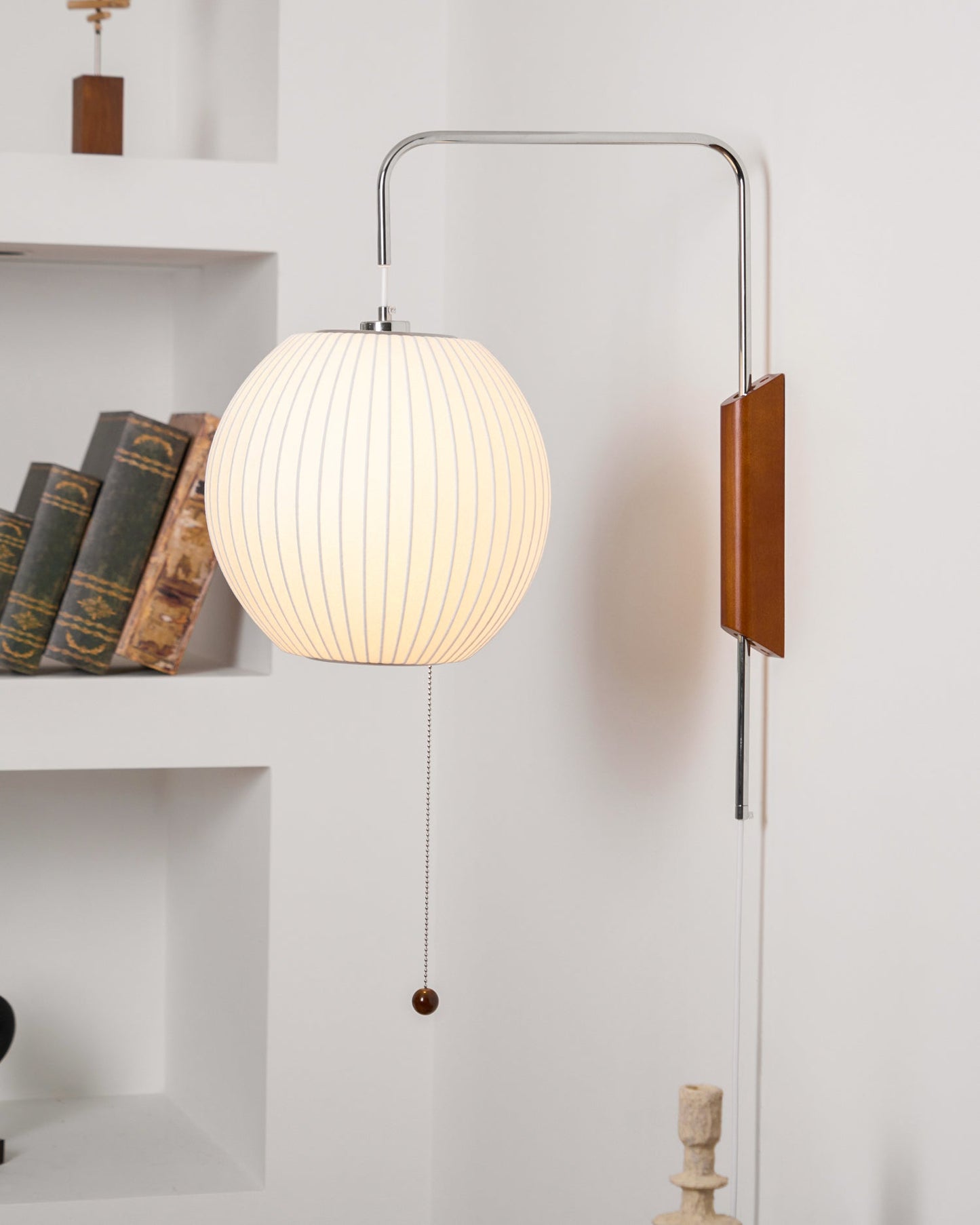 Adjustable Bubble Ball Wall Sconce with Swivel Hinge for Indoor Lighting 5