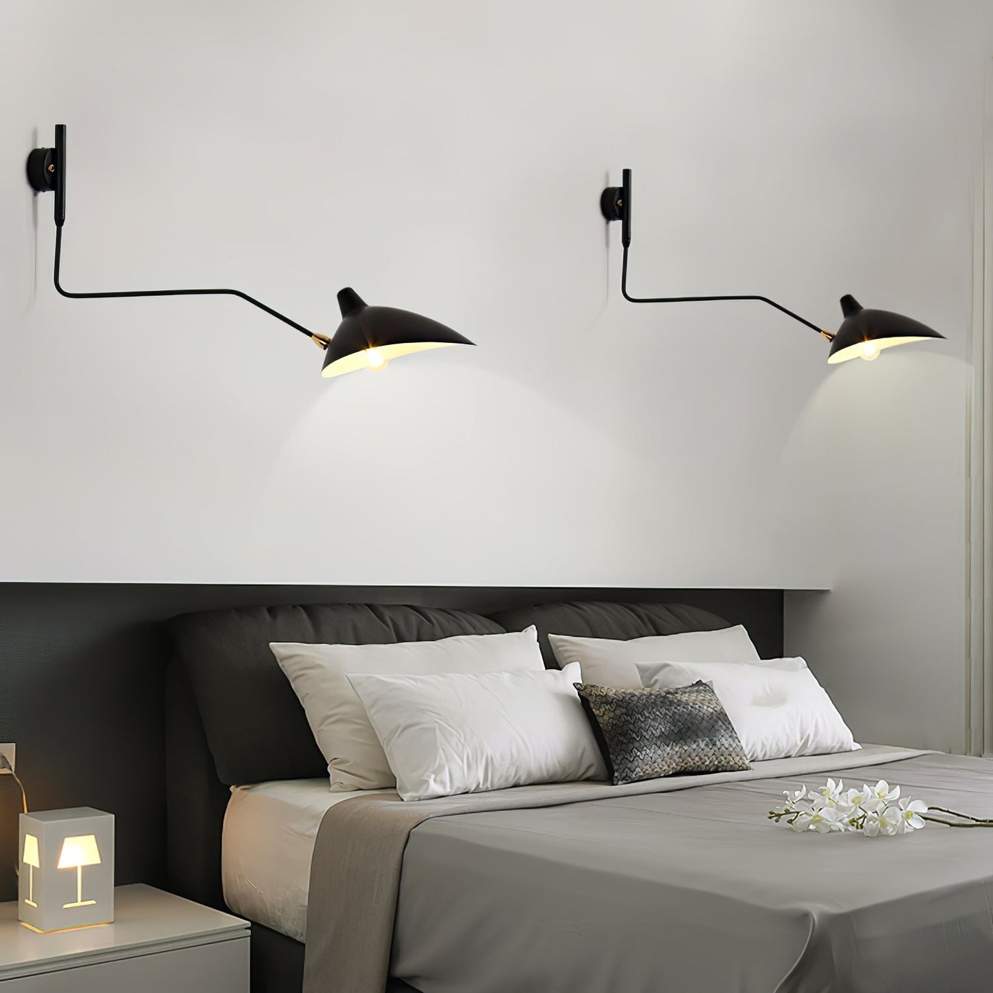 Adjustable Serge Mouille Wall Sconce Light for Modern Interior Spaces 5