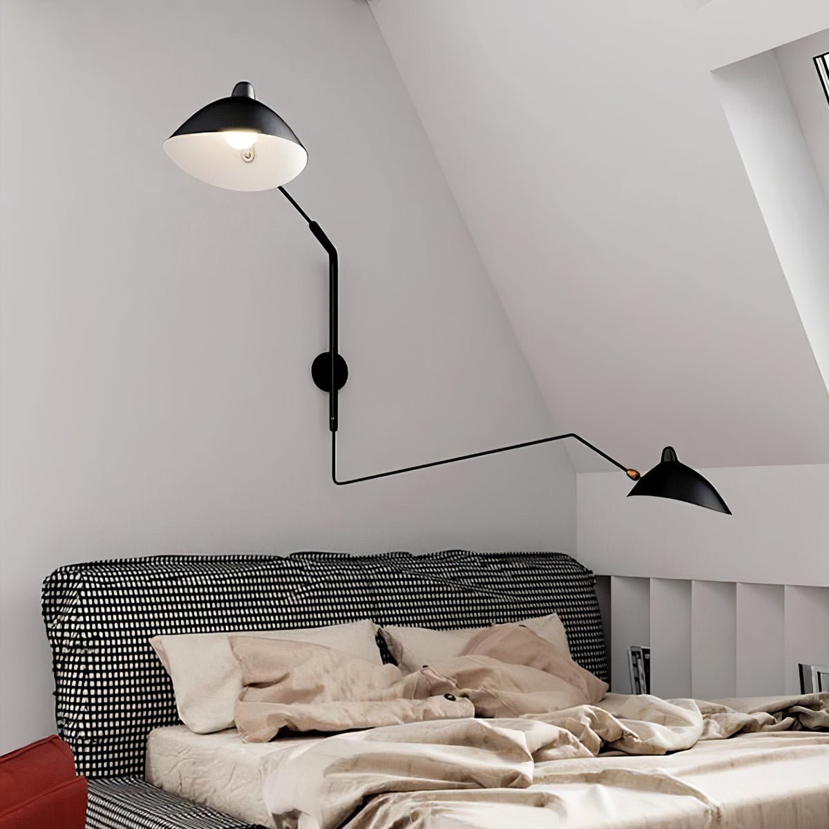 Adjustable Serge Mouille Wall Sconce Light for Modern Interior Spaces 7