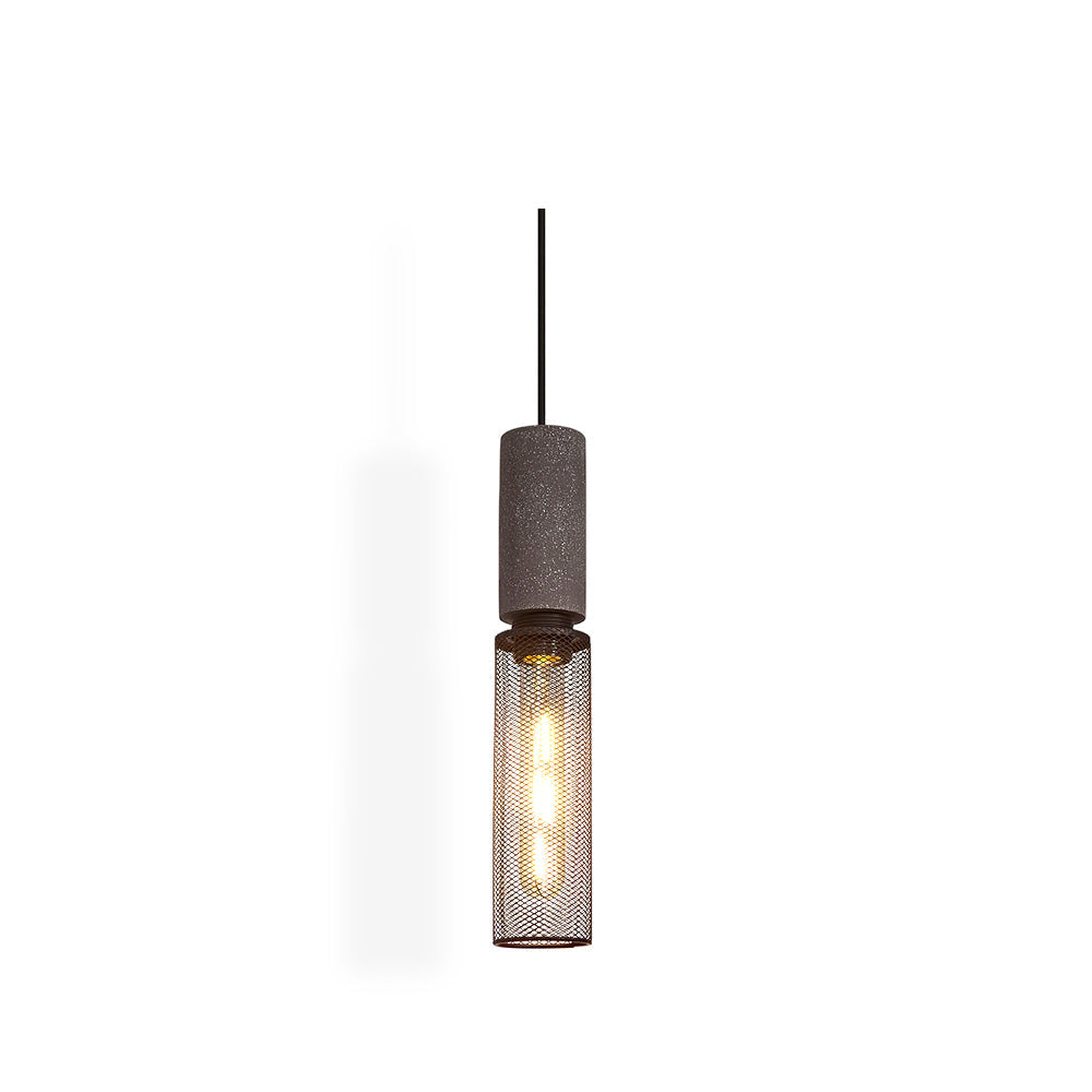 Black Concrete Pendant Lamp - Unique Urban Design for Kitchen Pendant Lighting 1
