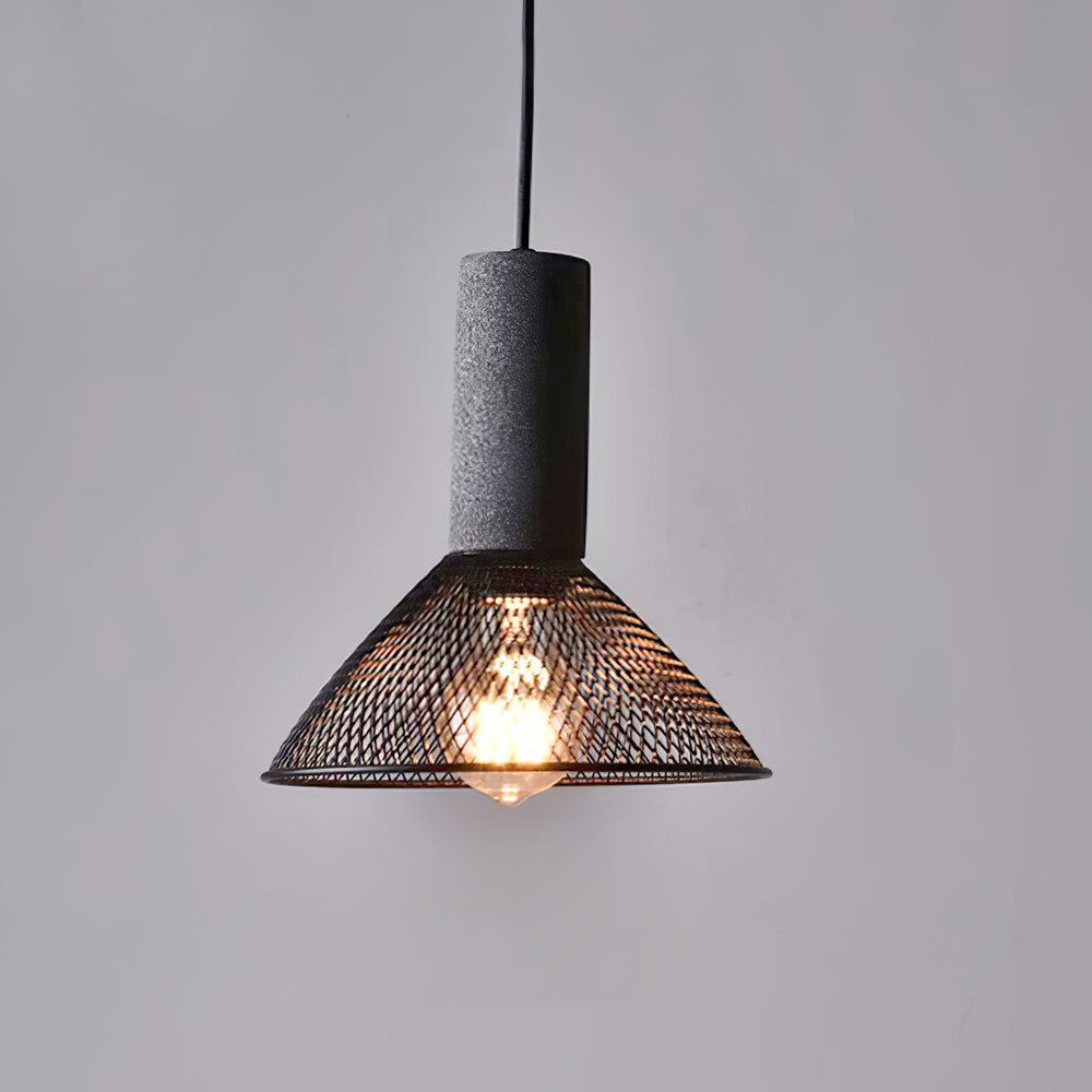 Black Concrete Pendant Lamp - Unique Urban Design for Kitchen Pendant Lighting 10