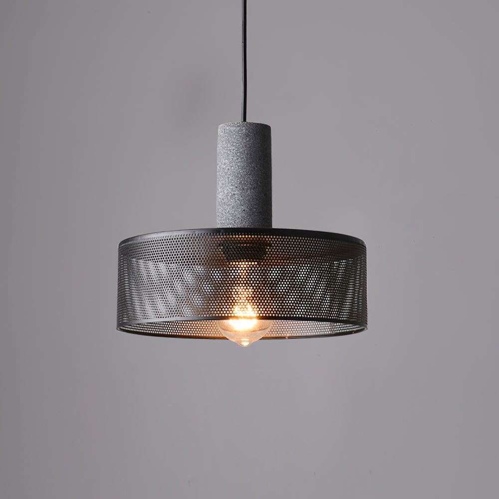 Black Concrete Pendant Lamp - Unique Urban Design for Kitchen Pendant Lighting 12