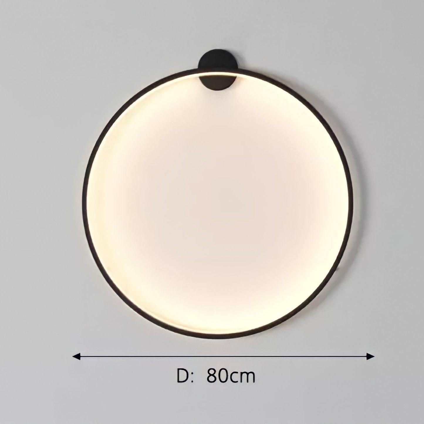 Circle Classic Adjustable Wall Light Sconce for Relaxing Atmosphere in Black or Gold 11