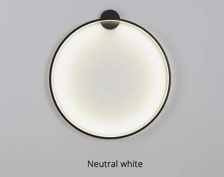 Circle Classic Adjustable Wall Light Sconce for Relaxing Atmosphere in Black or Gold 6
