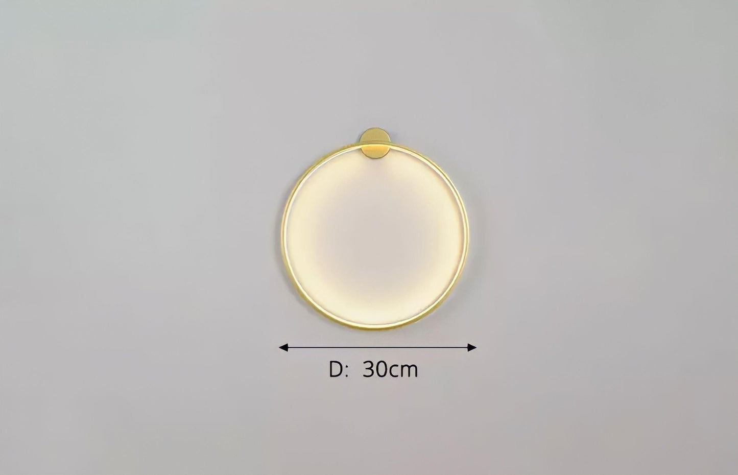 Circle Classic Adjustable Wall Light Sconce for Relaxing Atmosphere in Black or Gold 7