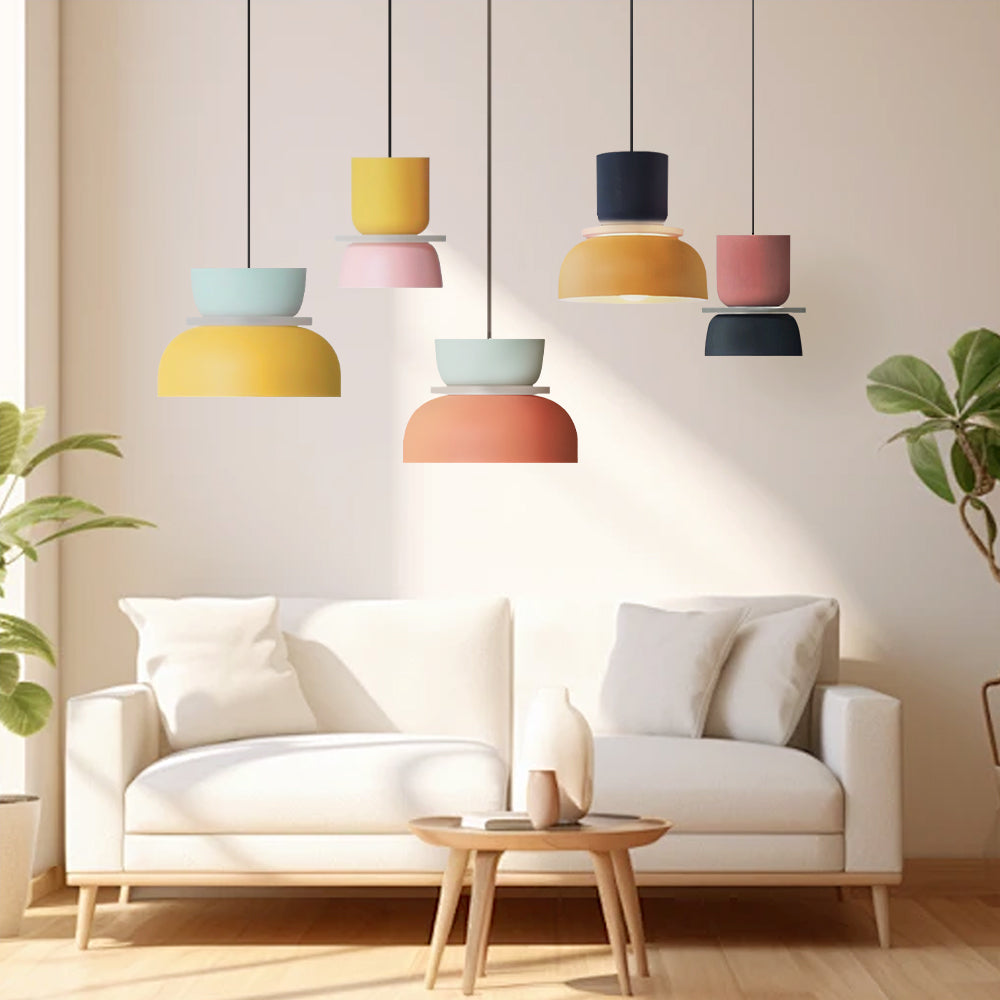 Color Block Nordic Pendant Light - Modern Kitchen Pendant Lighting Fixture 1