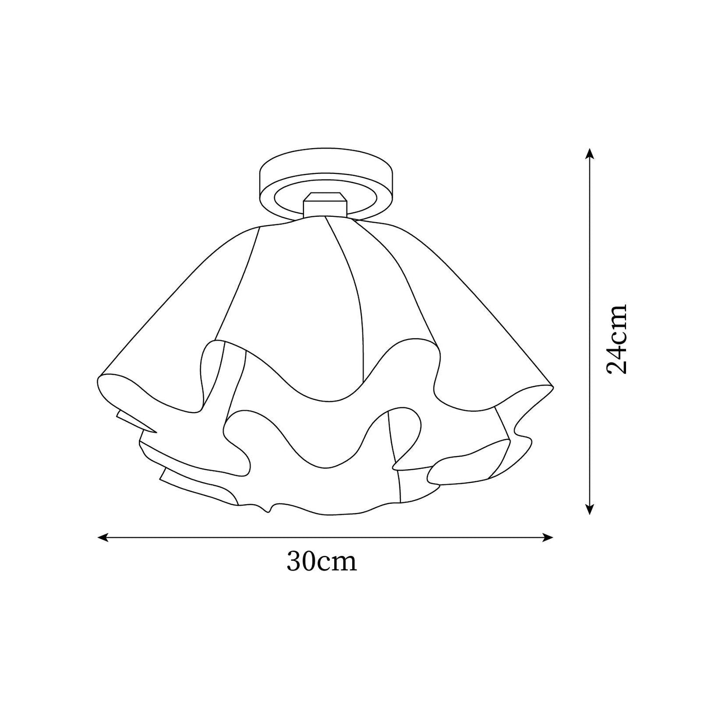 Elegant Brass Flush Mount Ceiling Light with Unique Pleated Design for Home Decor 5