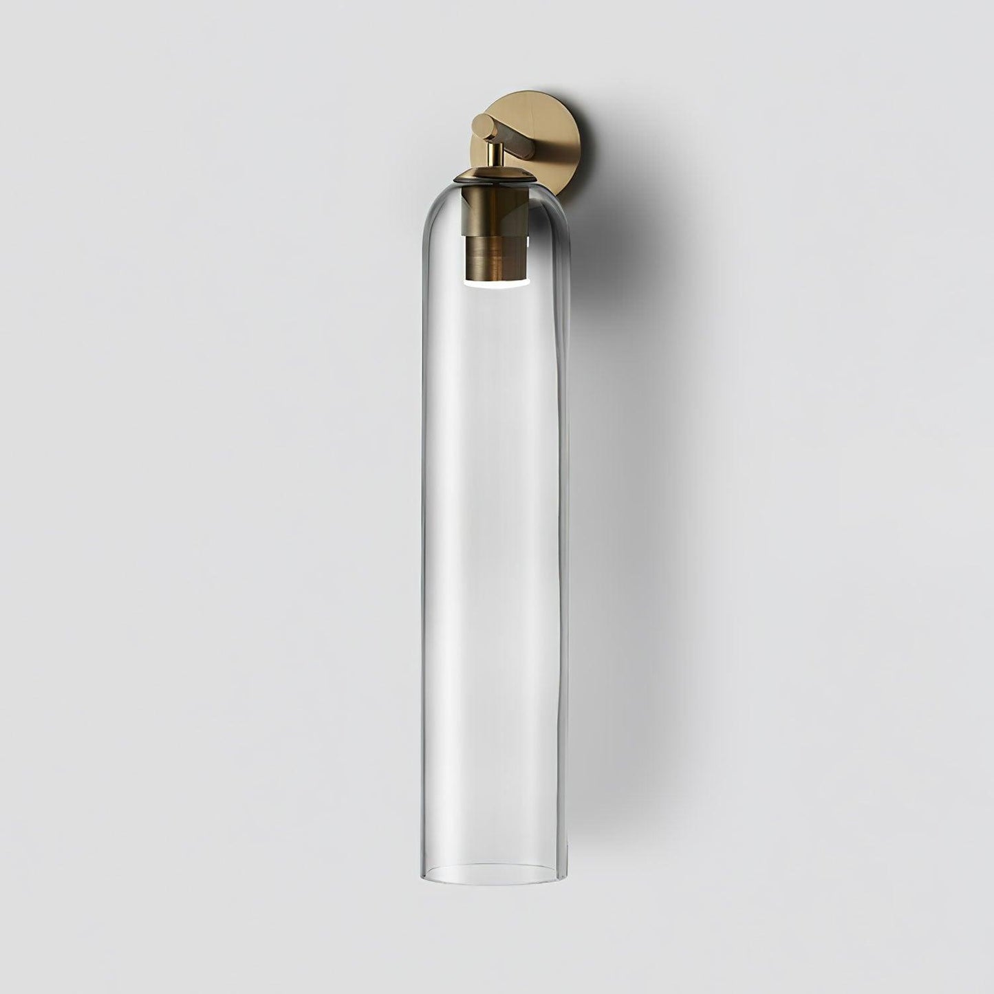Elegant Cylindrical Art Glass Wall Sconce Light for Indoor Decoration 0