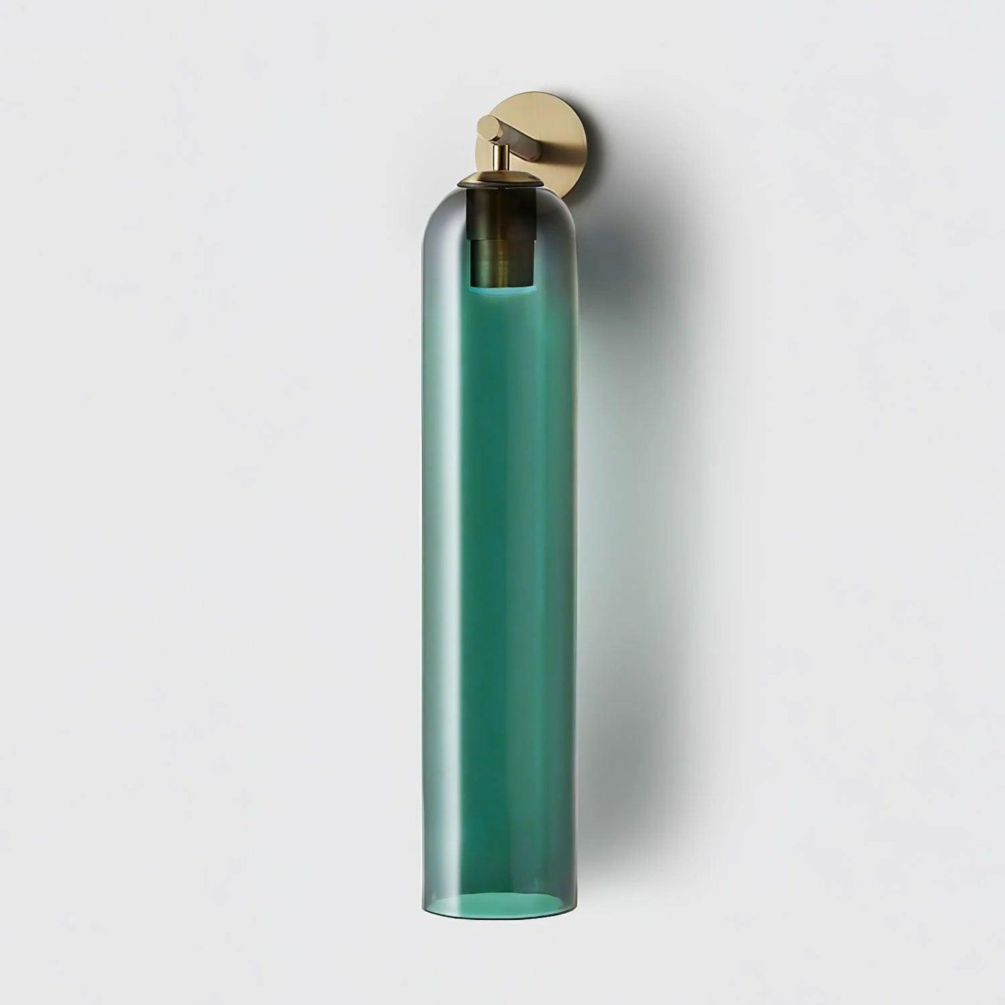 Elegant Cylindrical Art Glass Wall Sconce Light for Indoor Decoration 12