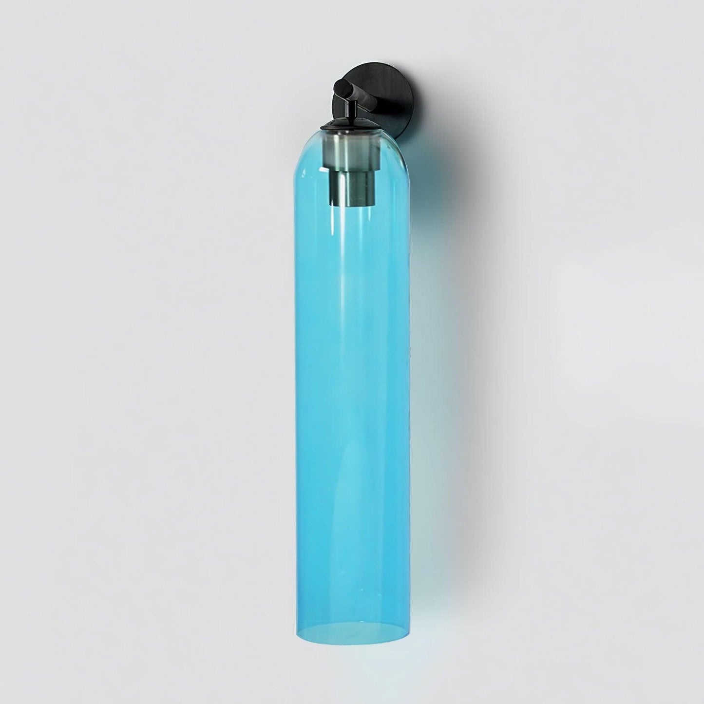 Elegant Cylindrical Art Glass Wall Sconce Light for Indoor Decoration 14