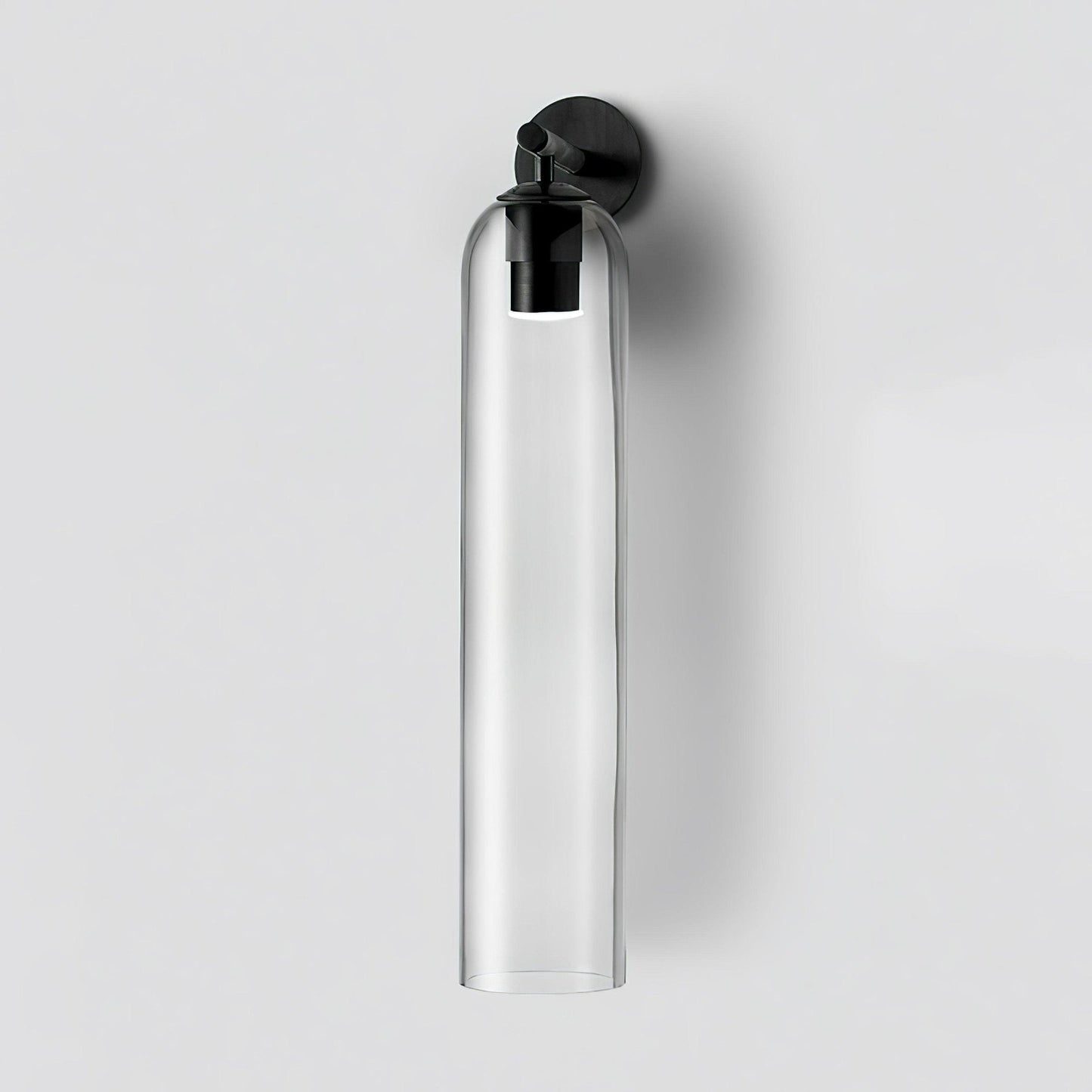 Elegant Cylindrical Art Glass Wall Sconce Light for Indoor Decoration 16
