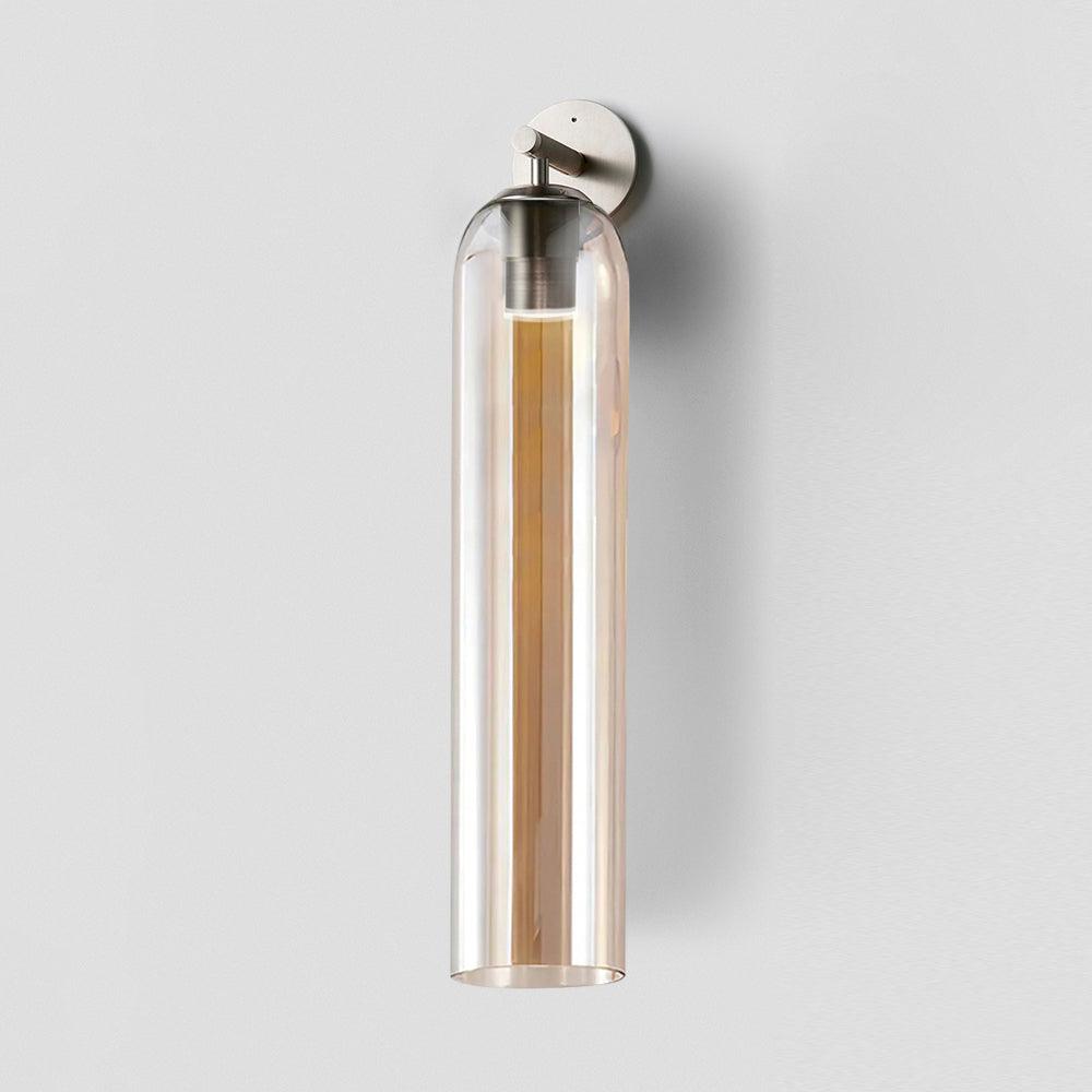 Elegant Cylindrical Art Glass Wall Sconce Light for Indoor Decoration 17