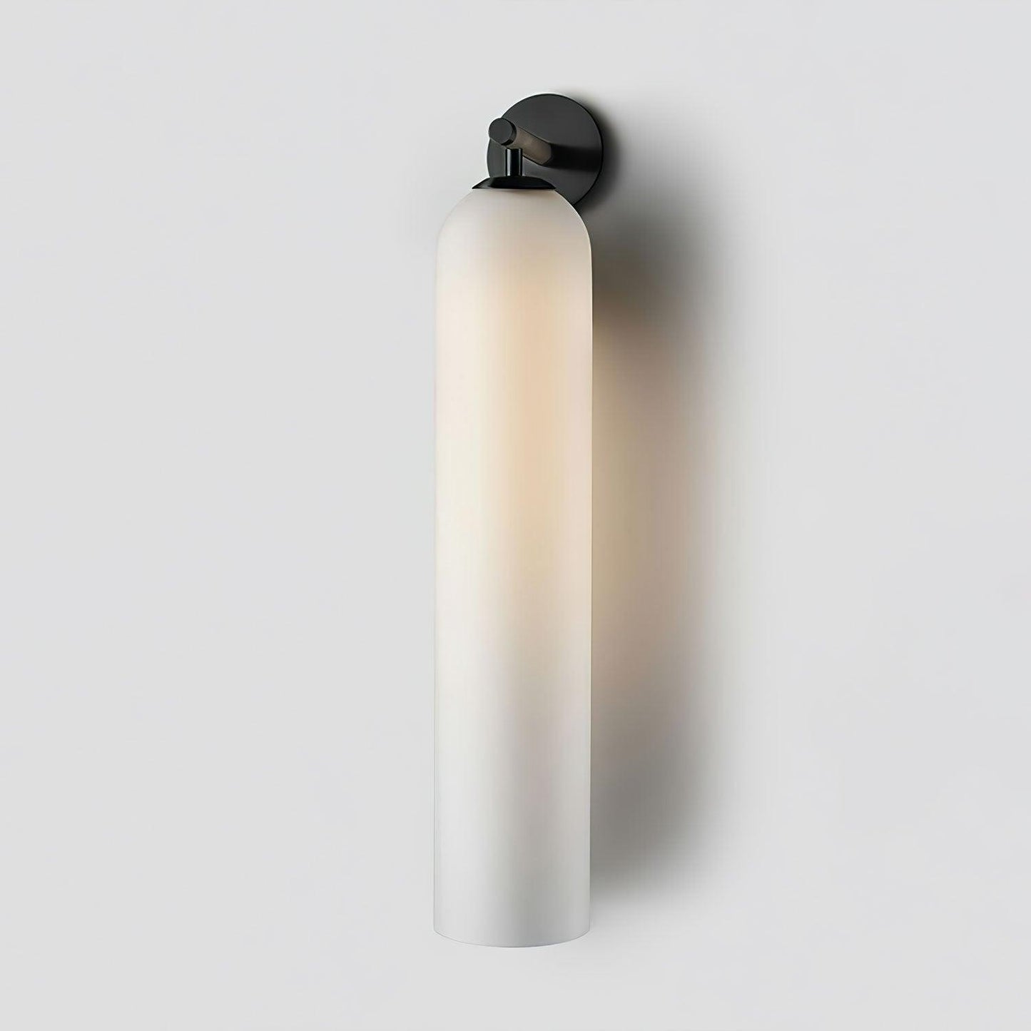 Elegant Cylindrical Art Glass Wall Sconce Light for Indoor Decoration 18