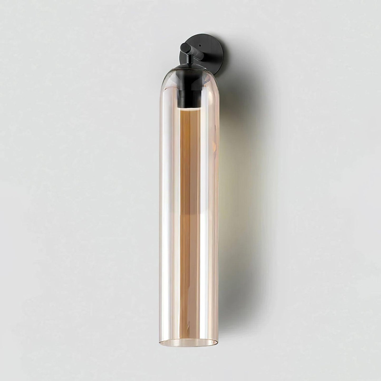 Elegant Cylindrical Art Glass Wall Sconce Light for Indoor Decoration 19