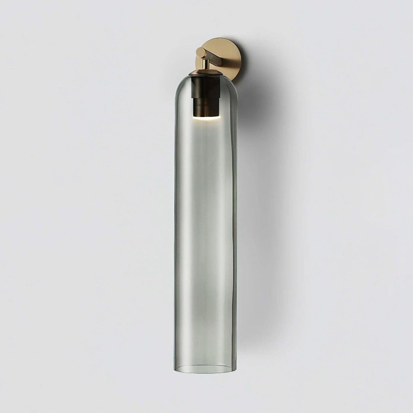 Elegant Cylindrical Art Glass Wall Sconce Light for Indoor Decoration 21
