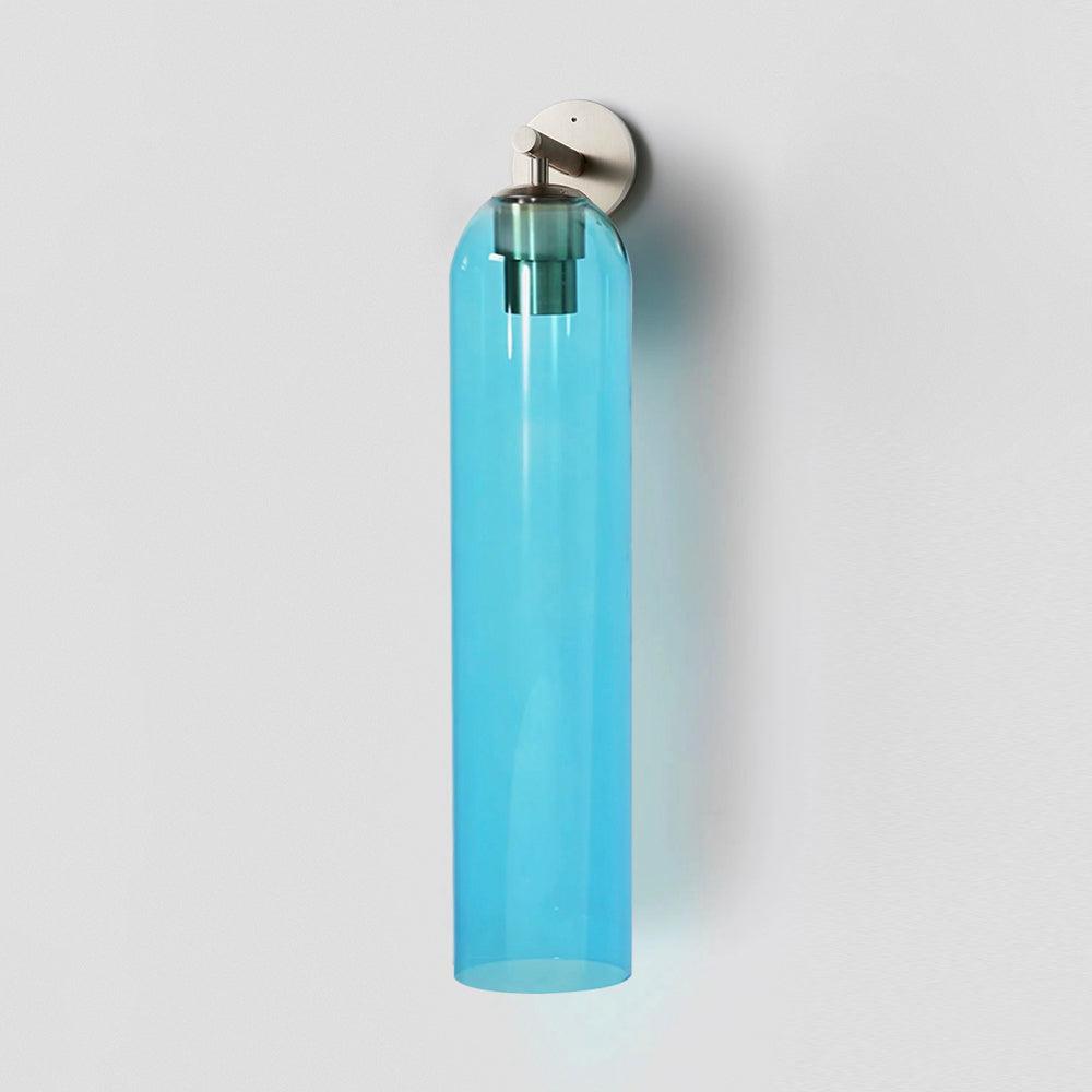 Elegant Cylindrical Art Glass Wall Sconce Light for Indoor Decoration 24