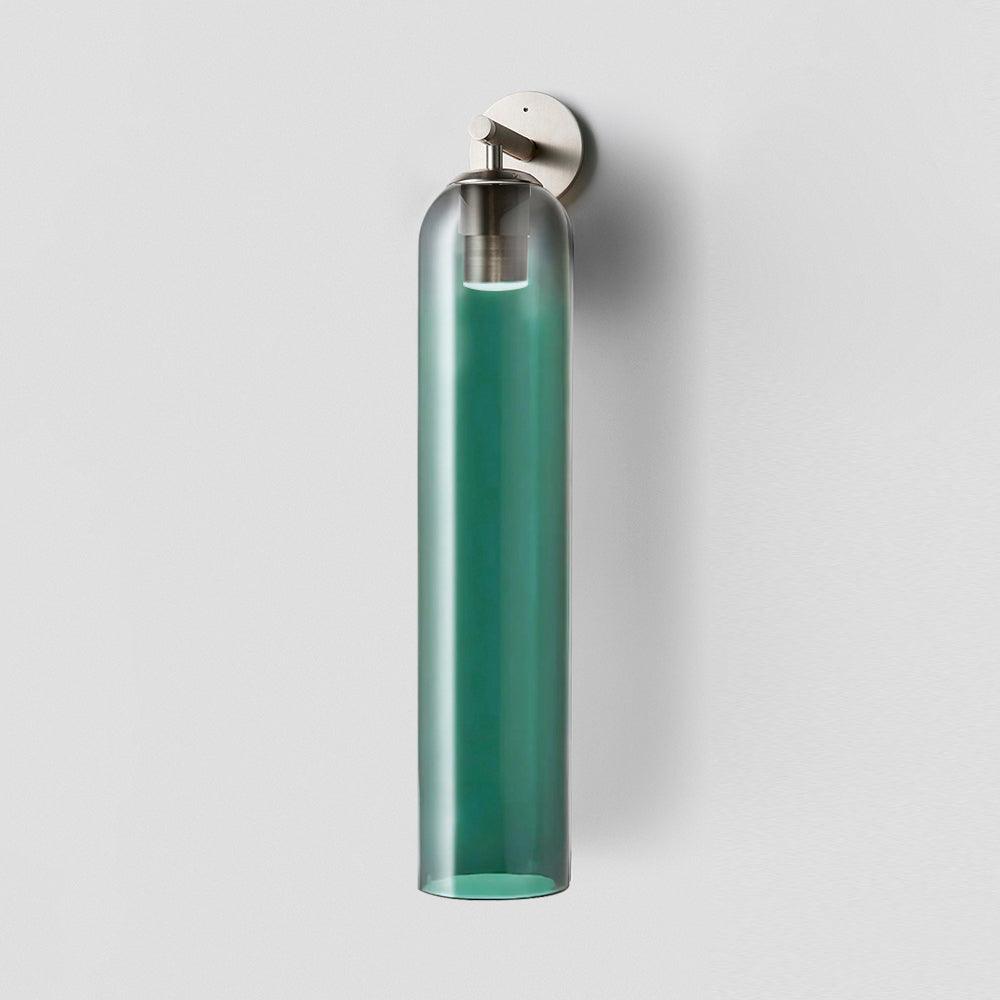 Elegant Cylindrical Art Glass Wall Sconce Light for Indoor Decoration 26