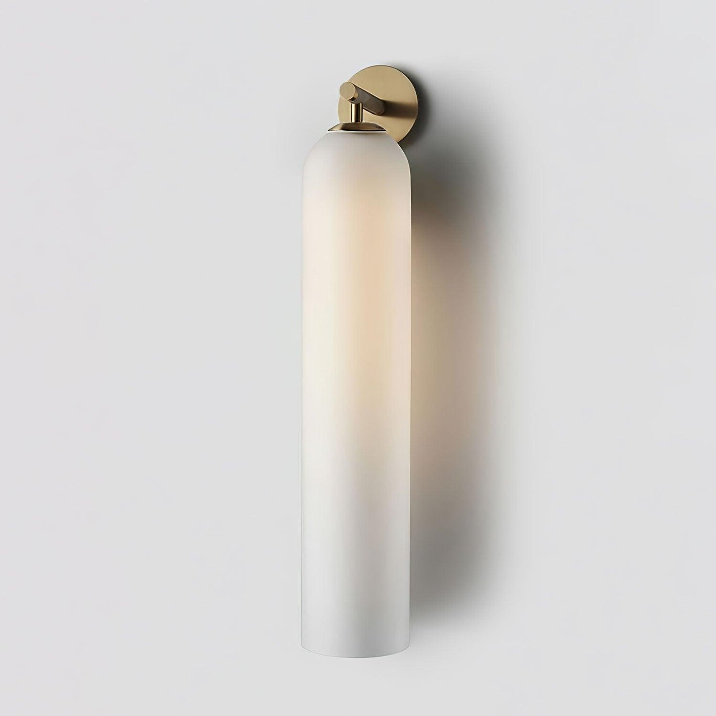 Elegant Cylindrical Art Glass Wall Sconce Light for Indoor Decoration 27