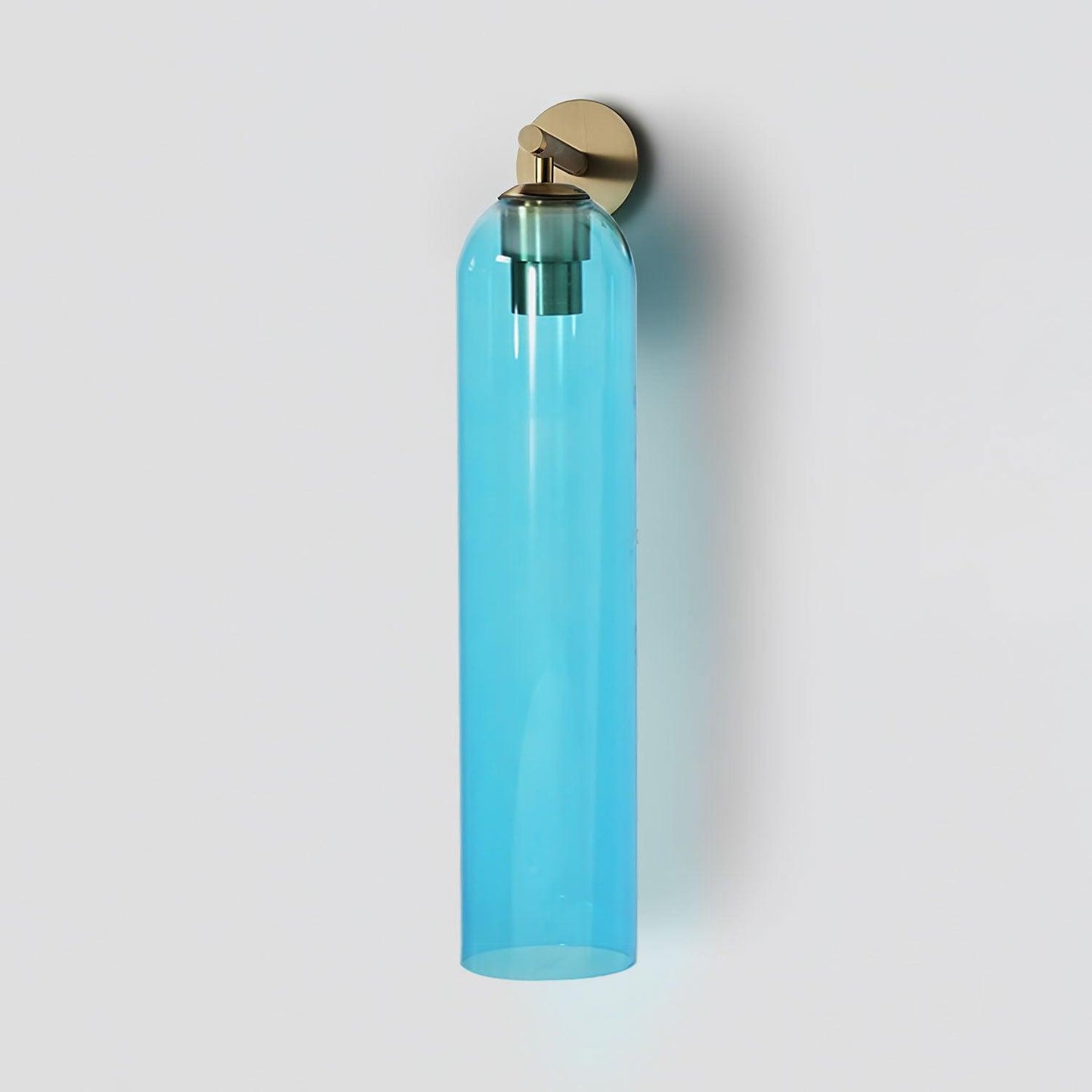 Elegant Cylindrical Art Glass Wall Sconce Light for Indoor Decoration 28