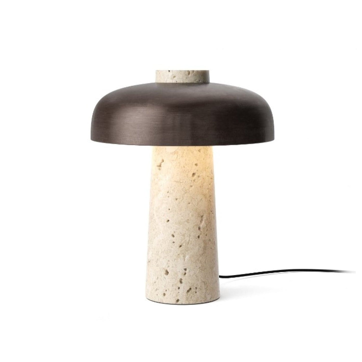 Elegant Reverse Table Lamp with Natural Stone Finish for Warm Indoor Lighting 1