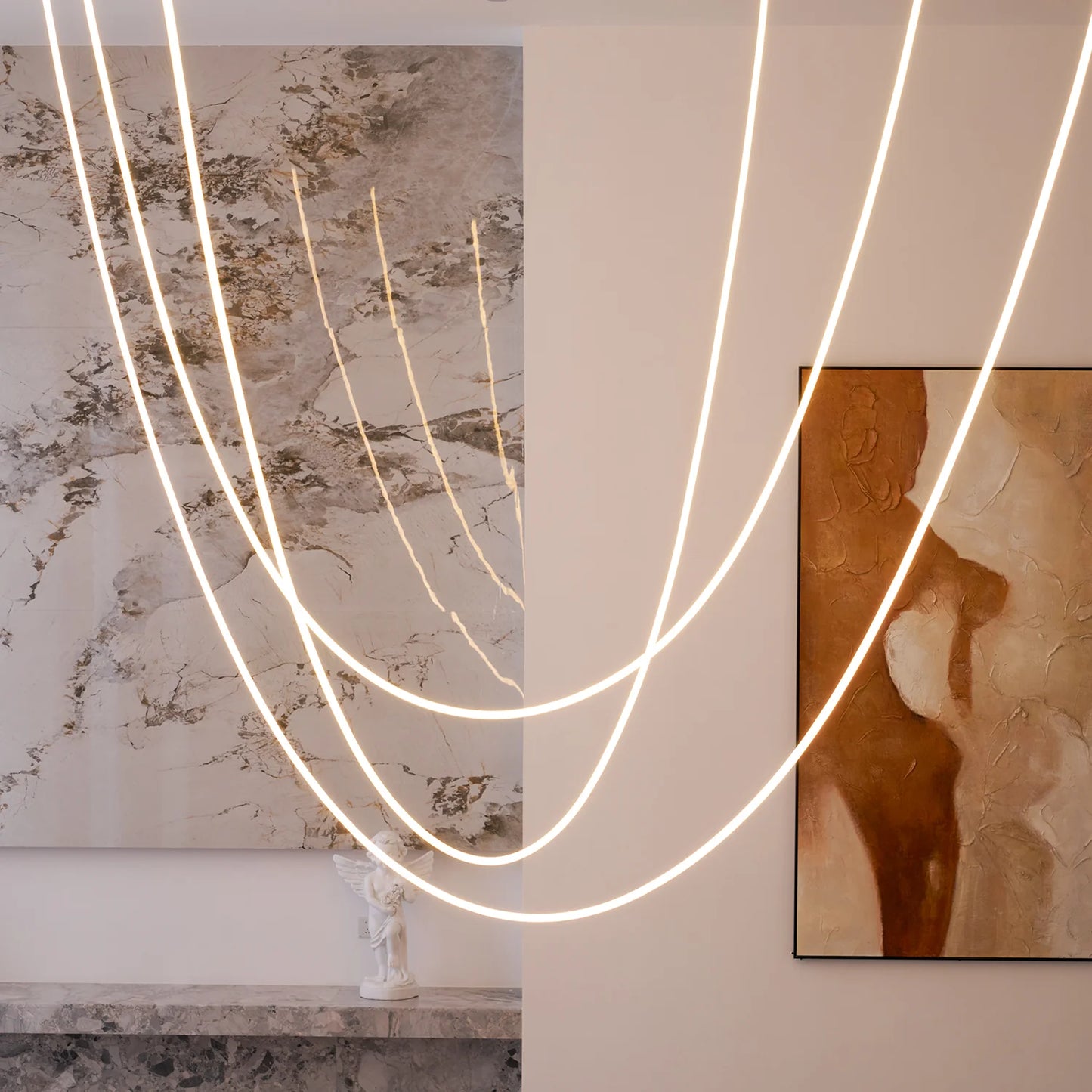 Flexible LED Pendant Light