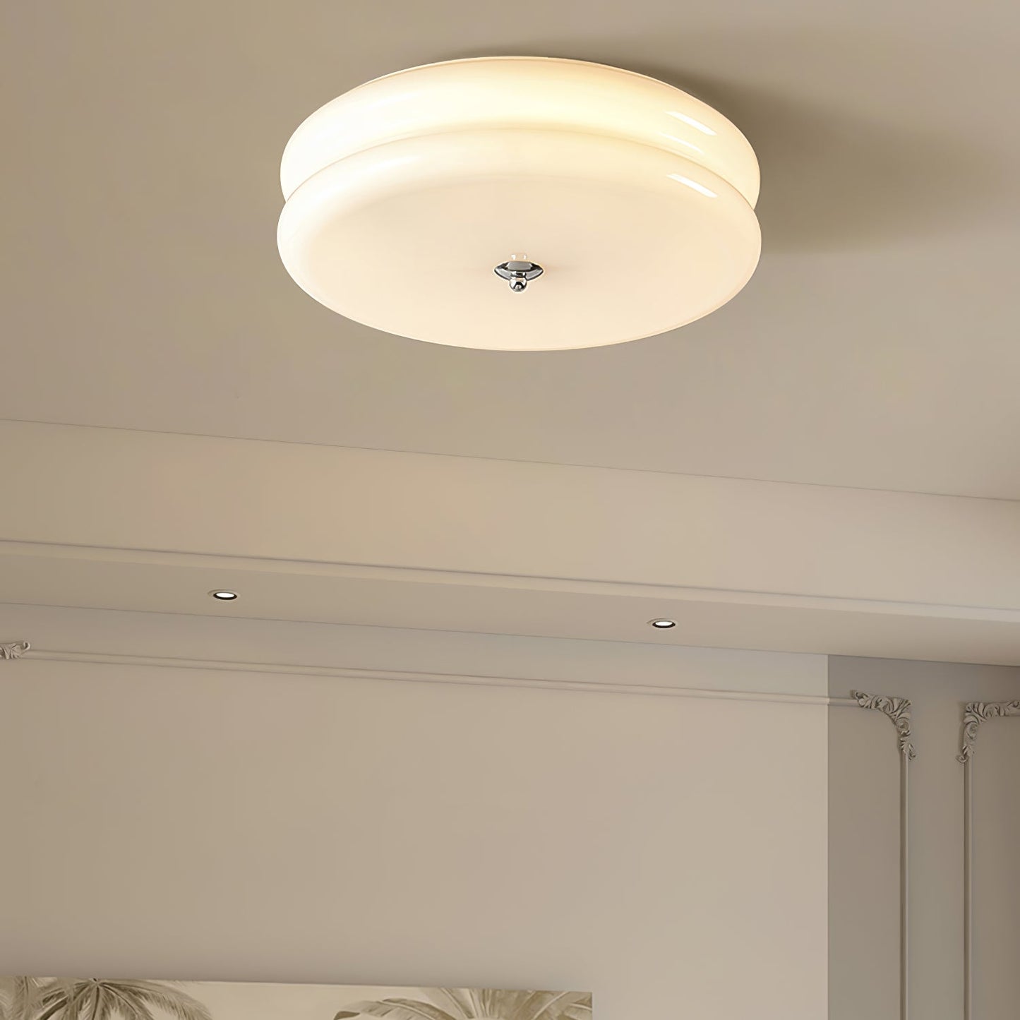 Flush Mount Ceiling Light - Art Deco Vintage Design for Indoor Spaces 6
