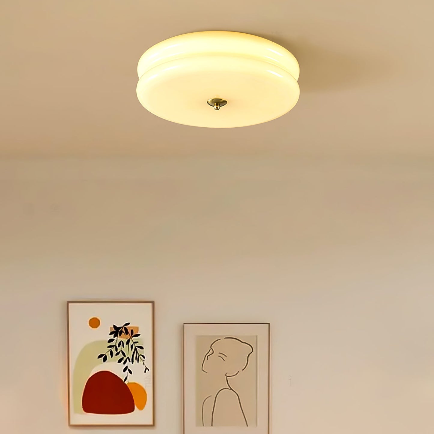 Flush Mount Ceiling Light - Art Deco Vintage Design for Indoor Spaces 8