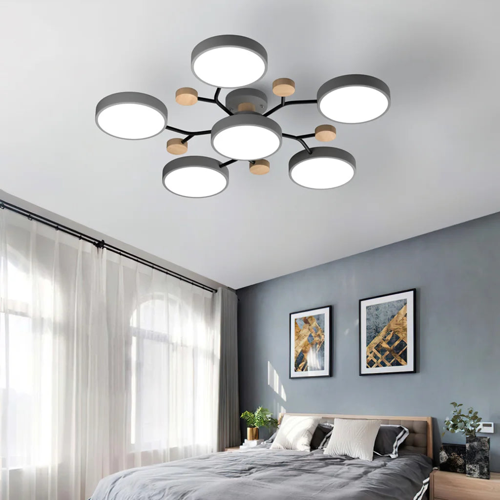 Flush Mount Ceiling Light - Modern Molecular LED Design for Home Décor 1
