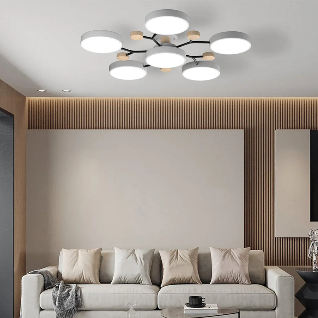 Flush Mount Ceiling Light - Modern Molecular LED Design for Home Décor 13
