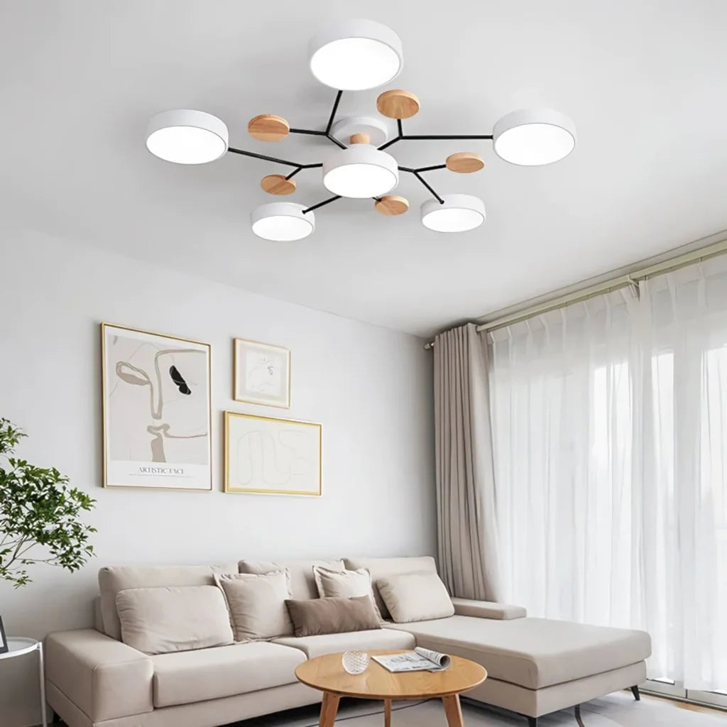 Flush Mount Ceiling Light - Modern Molecular LED Design for Home Décor 3