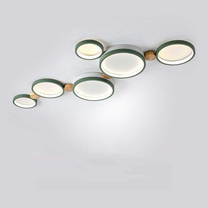 Flush Mount Ceiling Light with Elegant White and Gray Design for Indoor Use 4