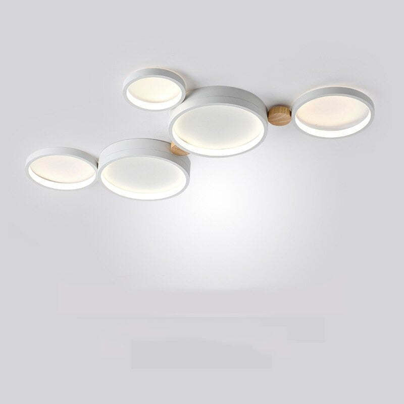 Flush Mount Ceiling Light with Elegant White and Gray Design for Indoor Use 6