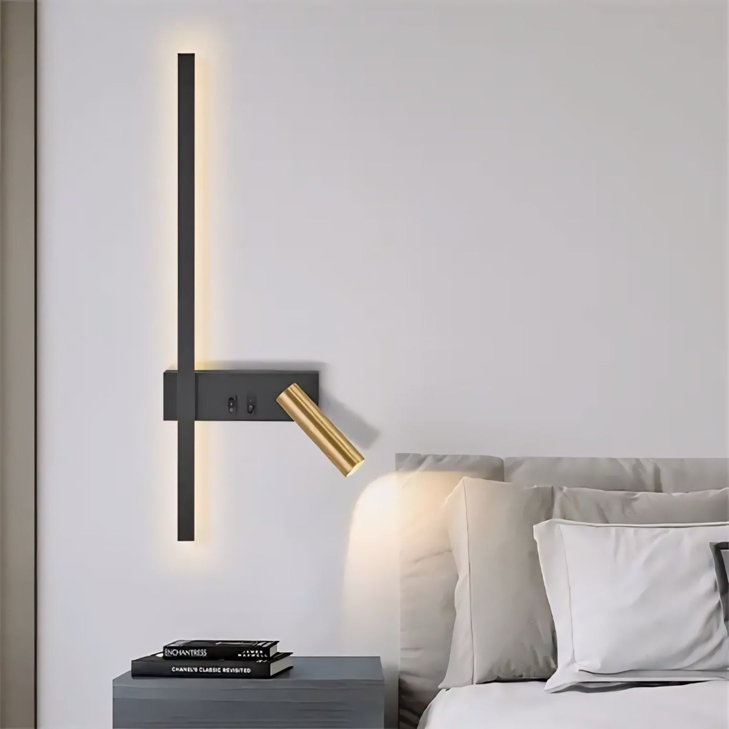 Modern Adjustable LED Wall Light for Bedroom Reading and Art Display 6