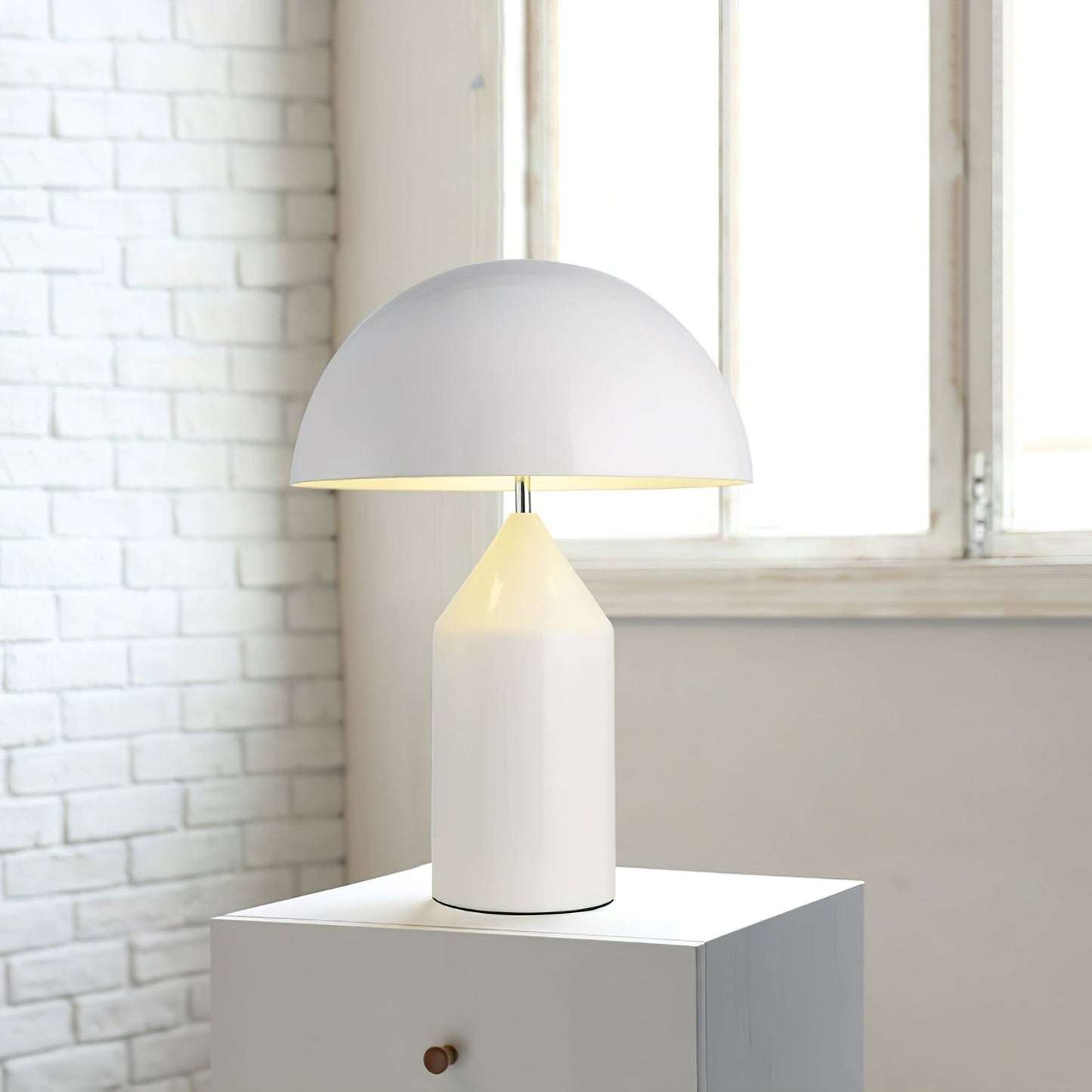Modern Geometric Atollo Metal Table Lamp for Stylish Bedroom and Living Room Lighting 13