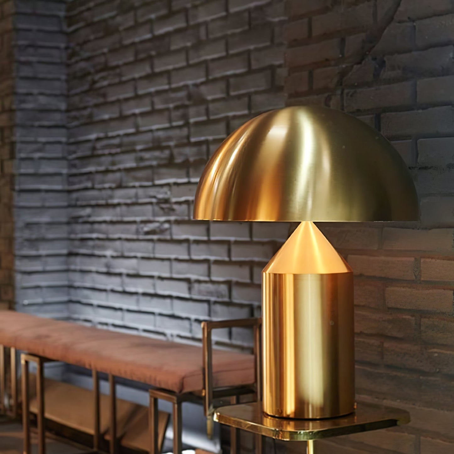 Modern Geometric Atollo Metal Table Lamp for Stylish Bedroom and Living Room Lighting 5