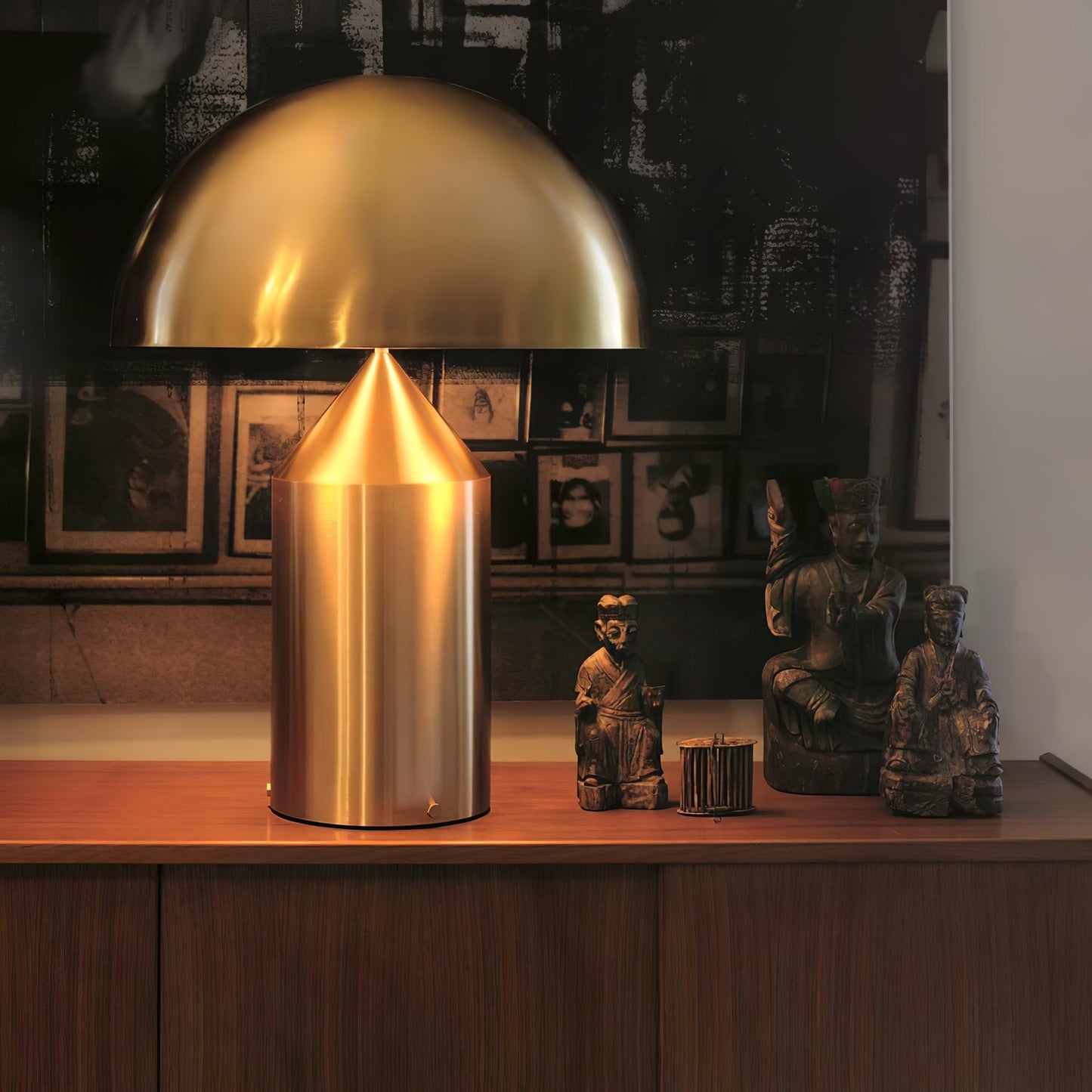 Modern Geometric Atollo Metal Table Lamp for Stylish Bedroom and Living Room Lighting 6