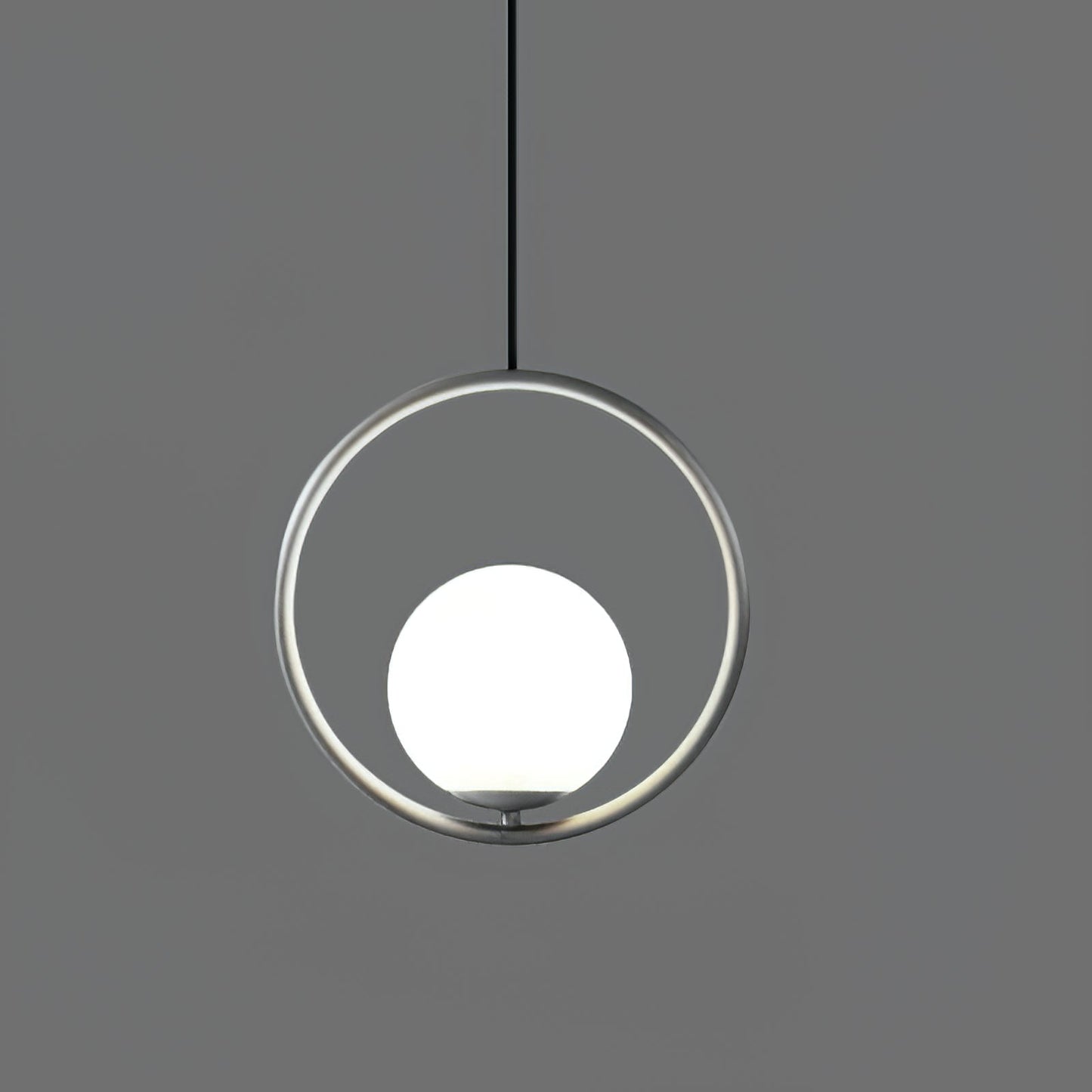 Modern Glass Pendant Lamp - Elegant Brass Ceiling Light Fixture for Stylish Interiors 11