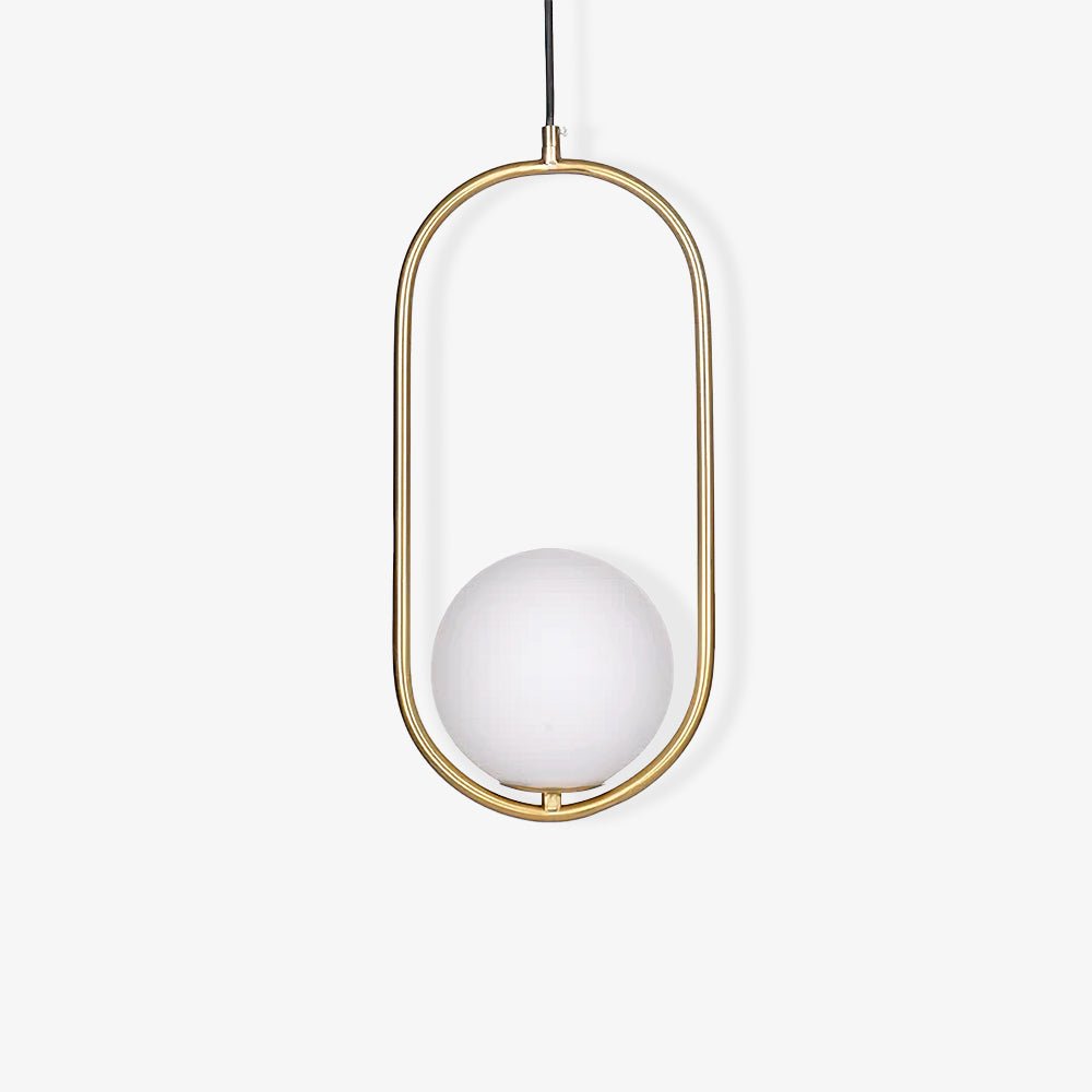 Modern Glass Pendant Lamp - Elegant Brass Ceiling Light Fixture for Stylish Interiors 18
