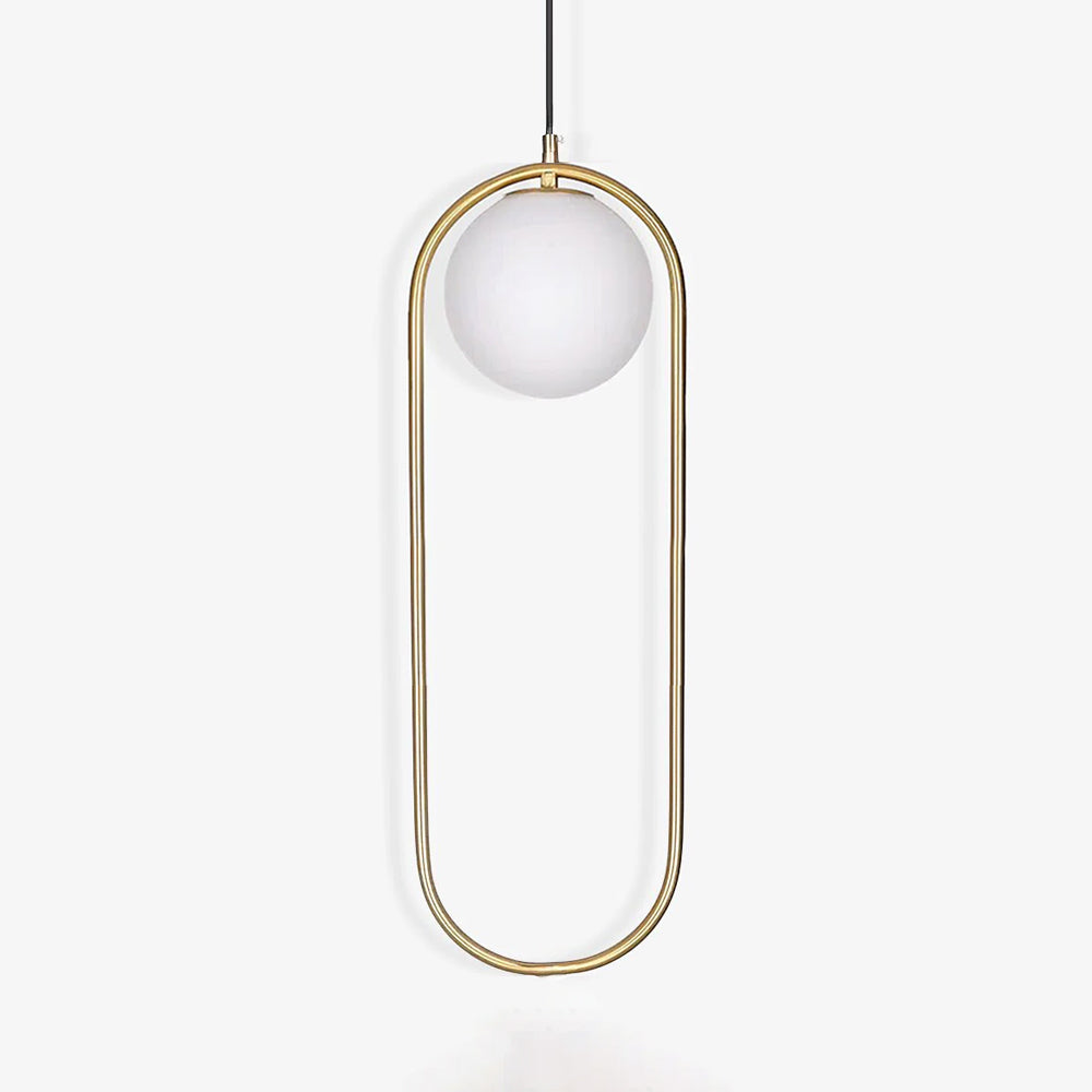 Modern Glass Pendant Lamp - Elegant Brass Ceiling Light Fixture for Stylish Interiors 19