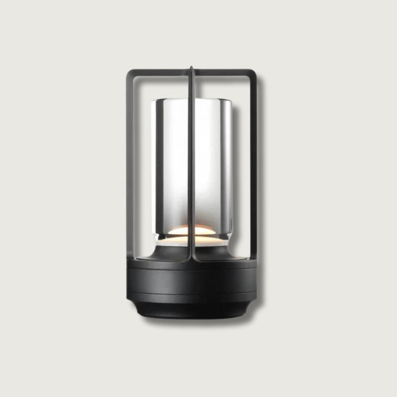 Modern Industrial Crystal Cylinder Light Fixture with Touch Sensor for Indoor/Outdoor Use 1