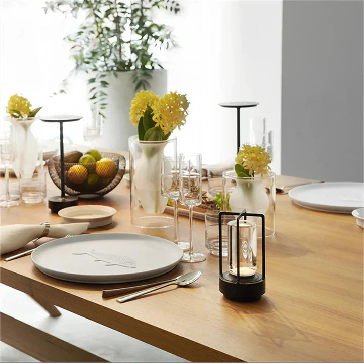 Modern Industrial Crystal Cylinder Light Fixture with Touch Sensor for Indoor/Outdoor Use 6