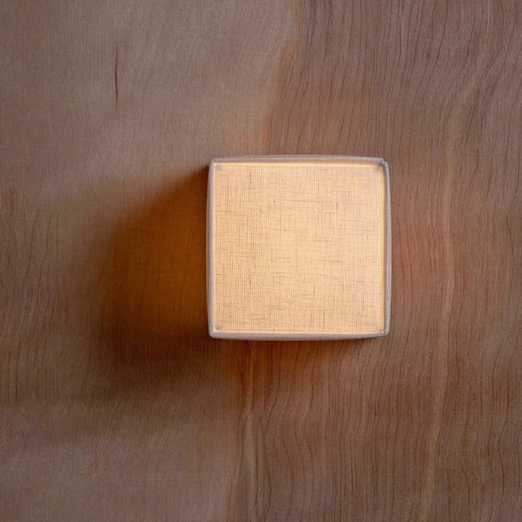 Modern Japanese Wall Sconce Light with Integrated LED for Indoor Use 4