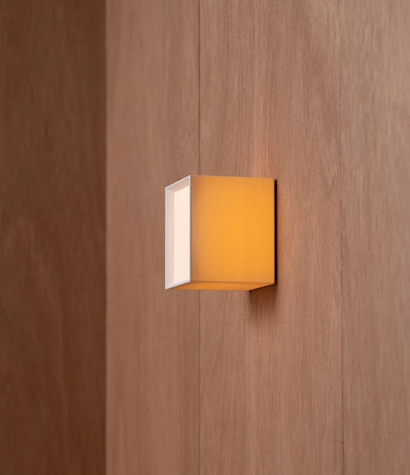 Modern Japanese Wall Sconce Light with Integrated LED for Indoor Use 7