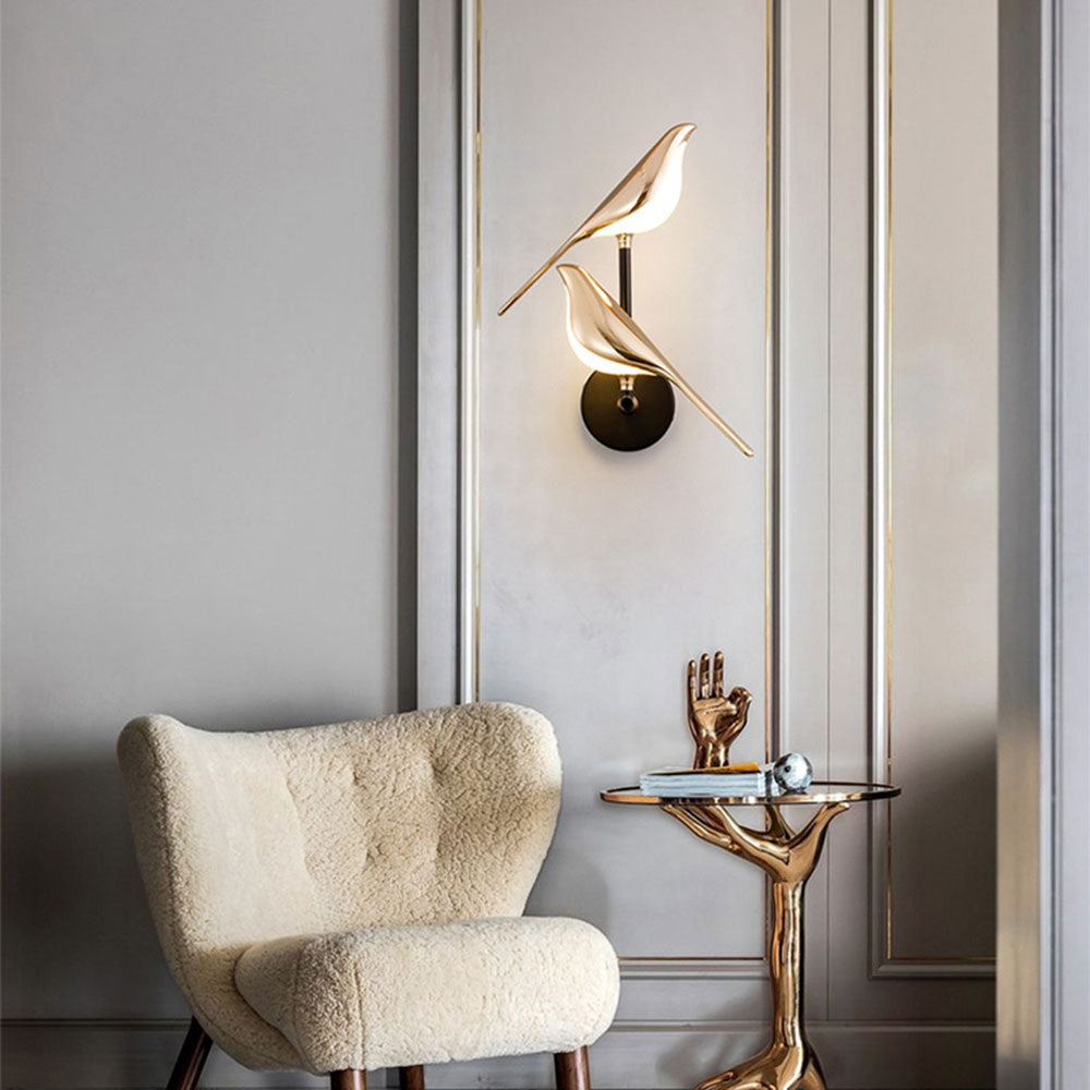 Modern LED Bird Wall Sconce Light with Artistic Design for Indoor Spaces 11