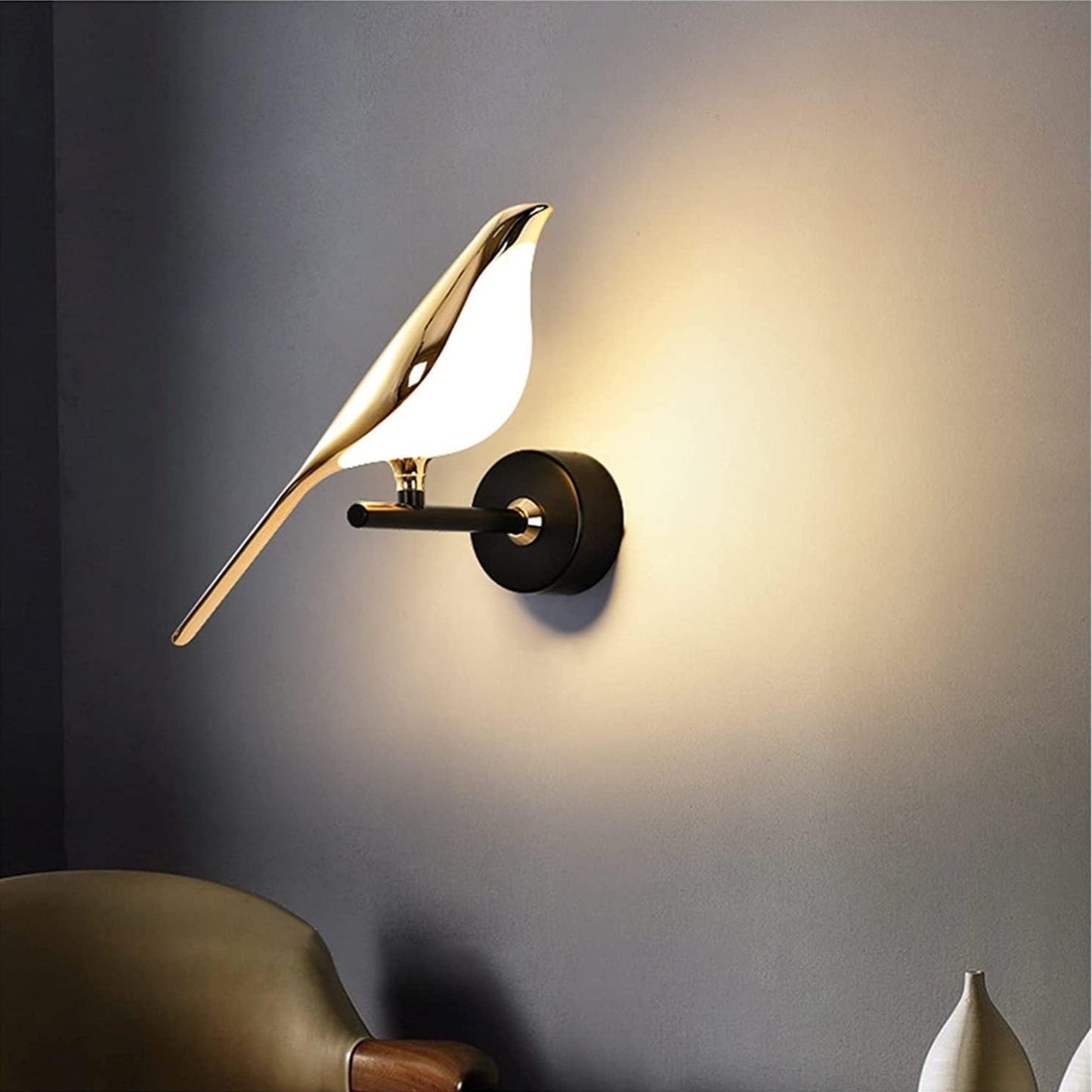 Modern LED Bird Wall Sconce Light with Artistic Design for Indoor Spaces 2