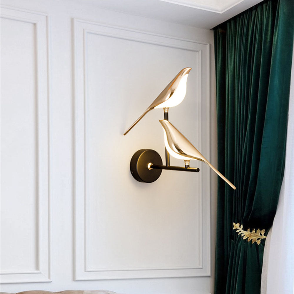 Modern LED Bird Wall Sconce Light with Artistic Design for Indoor Spaces 9