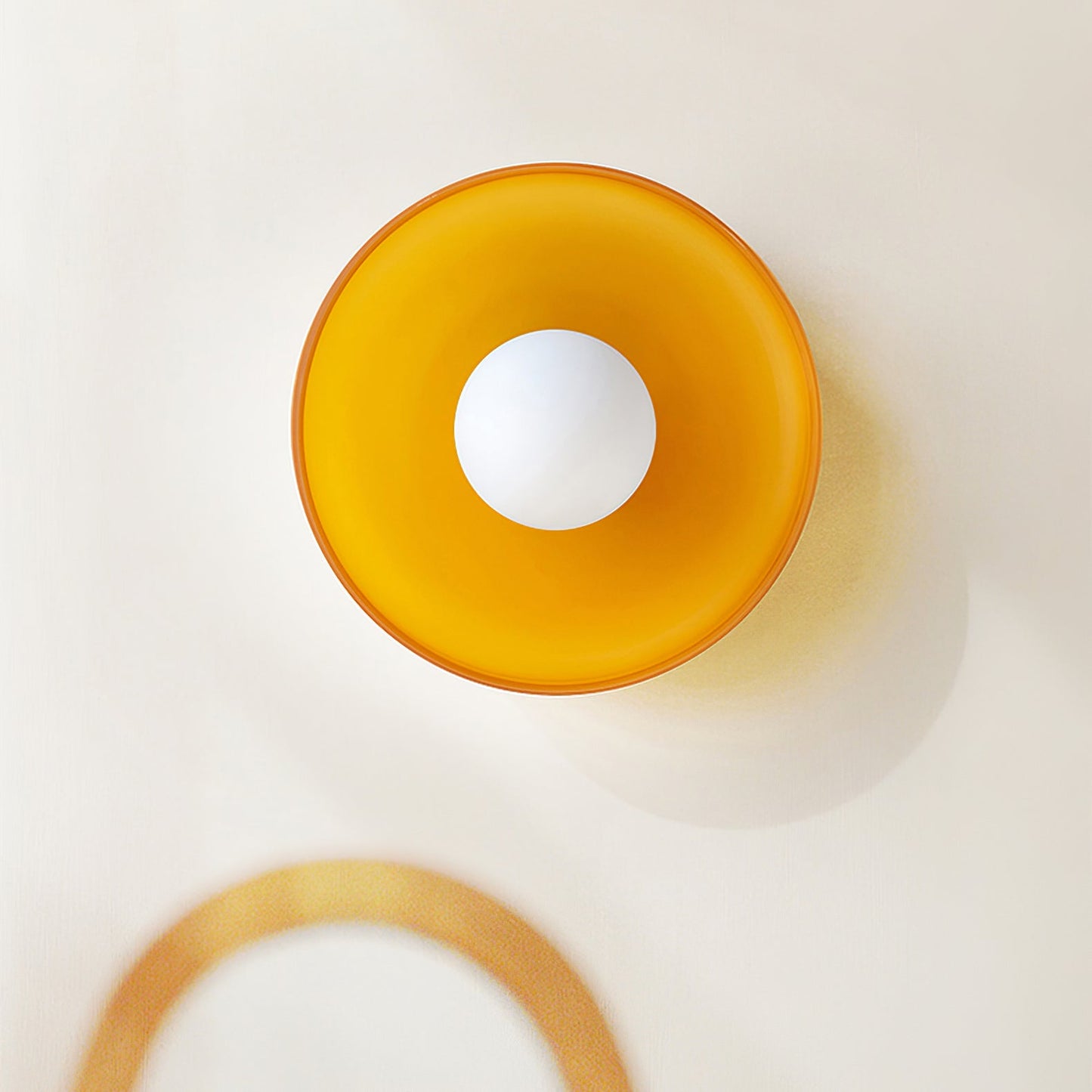 Modern Round Flush Mount Ceiling Light for Contemporary Kitchen and Dining Spaces 1