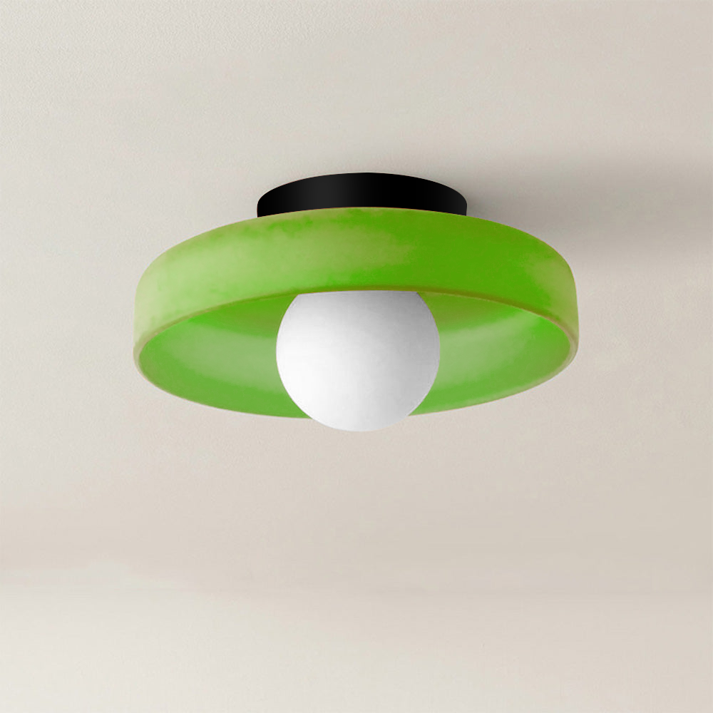 Modern Round Flush Mount Ceiling Light for Contemporary Kitchen and Dining Spaces 10