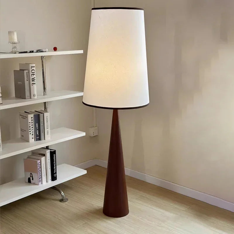 Modern Wooden LED Floor Lamp for Living Room and Bedroom Decor 3