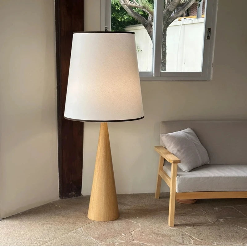 Modern Wooden LED Floor Lamp for Living Room and Bedroom Decor 5